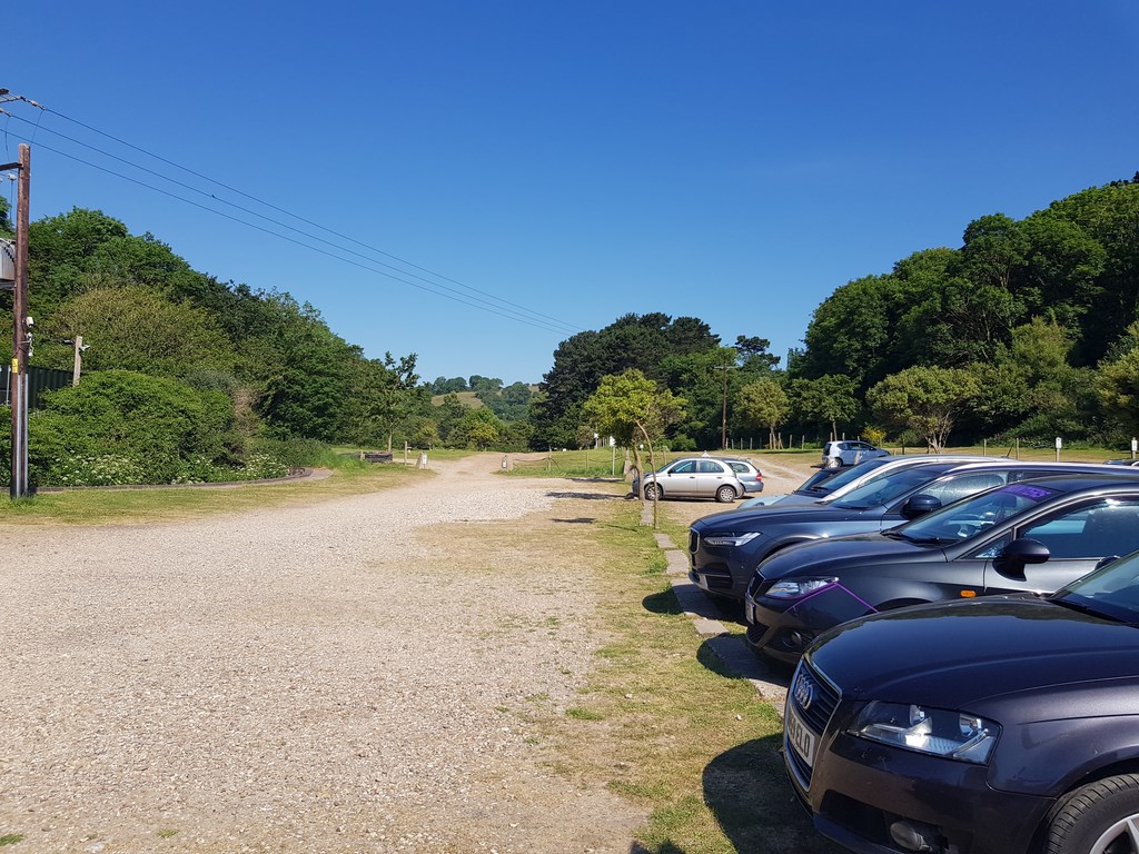 General View Of The Branscombe Beach Car Park 