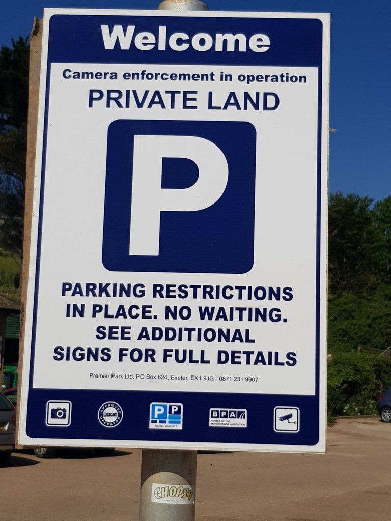 Branscombe Beach Car Park Is Private Land