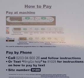 How To Pay By Cash, Card Or Phone