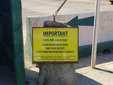 Branscombe Beach Car Park Sign