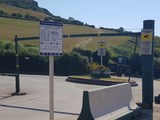 The Roundabout Just Outside Branscombe Beach Car Park