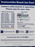 Branscombe Beach Car Park Tariff