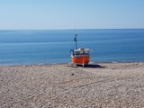Looking Out To Sea At Branscombe Beach