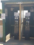 The Payment Booths At Branscombe Beach Car Park
