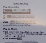 How To Pay By Cash, Card Or Phone